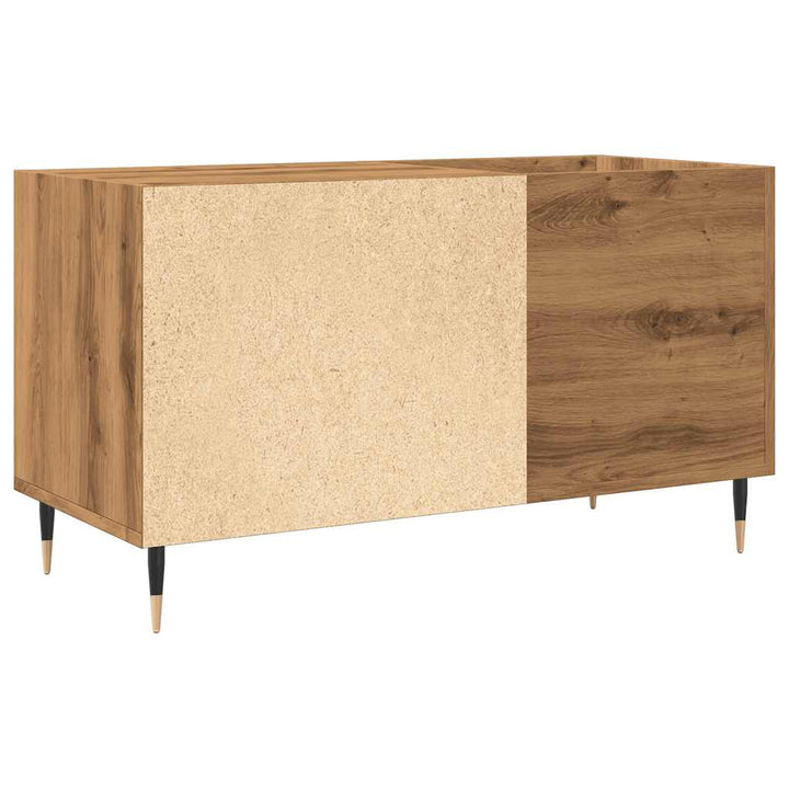 Dulap Discuri Stejar Artizanal, 84,5X38X48 Cm, Lemn Prelucrat