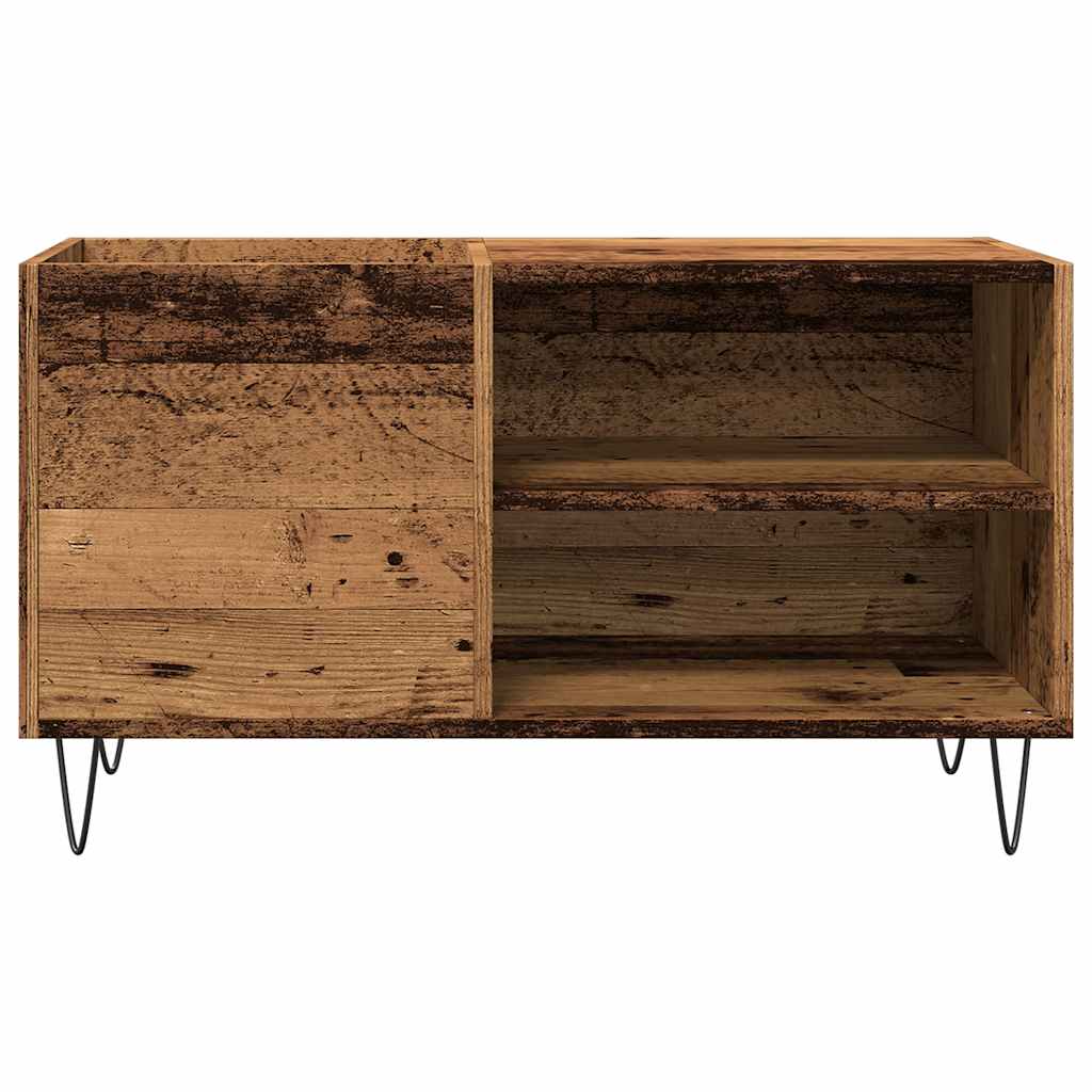 Dulap Pentru Discuri, Lemn Vechi, 84,5X38X48 Cm, Lemn Prelucrat