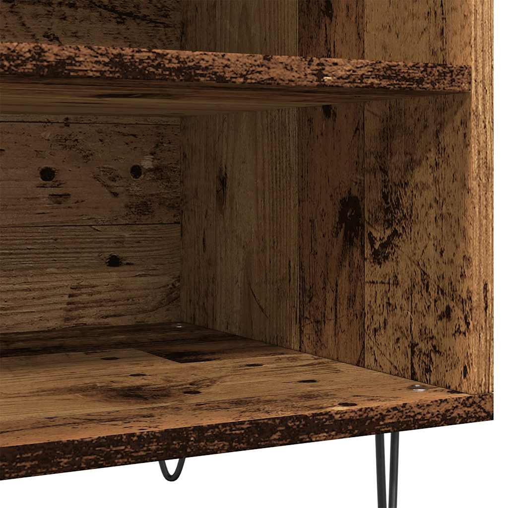 Dulap Pentru Discuri, Lemn Vechi, 84,5X38X48 Cm, Lemn Prelucrat