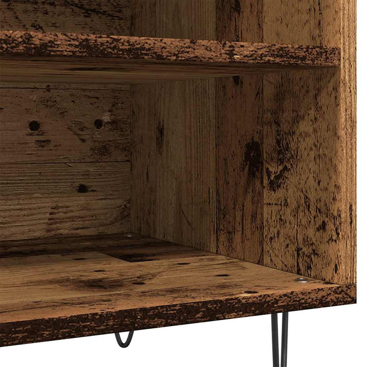 Dulap Pentru Discuri, Lemn Vechi, 84,5X38X48 Cm, Lemn Prelucrat