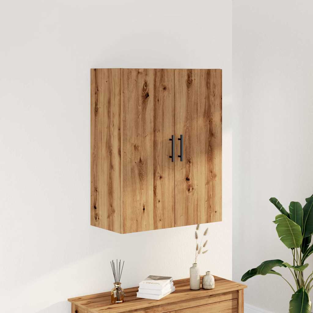 Dulap Montat Pe Perete, Gri Sonoma, 69,5X34X90 Cm