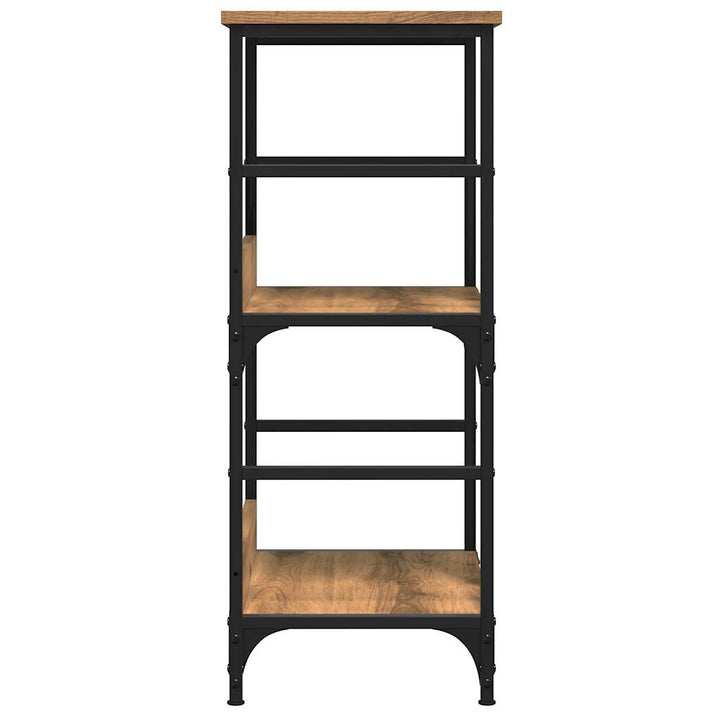 Bibliotecă, Stejar Artizanal, 50X33X82 Cm, Lemn Prelucrat