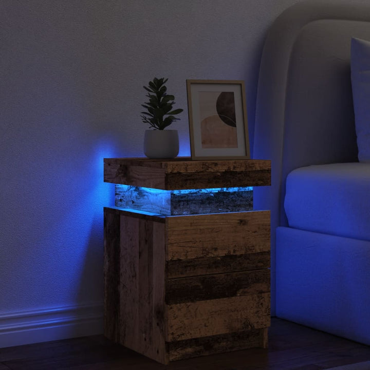 Noptieră Cu Lumini Led, , 35X39X55 Cm