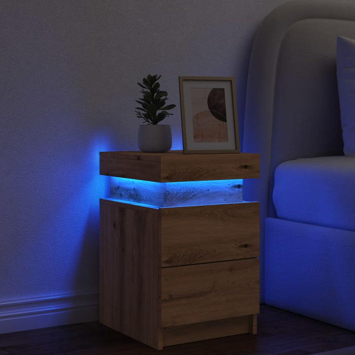 Noptieră Cu Lumini Led, , 35X39X55 Cm