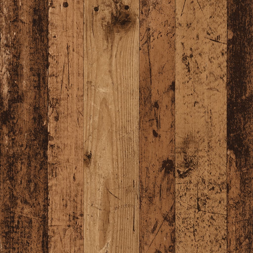 Comodă Tv De Perete, 2 Buc. Lemn Vechi, 80X30X41 Cm