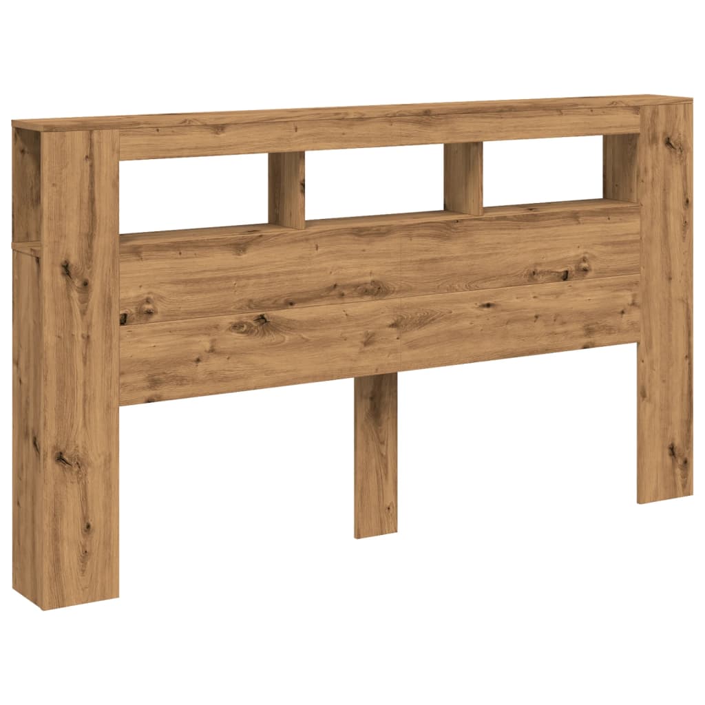 Tăblie De Pat Cu Led, , 180X18,5X103,5 Cm, Lemn