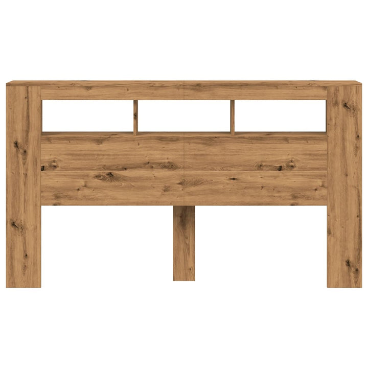 Tăblie De Pat Cu Led, , 180X18,5X103,5 Cm, Lemn