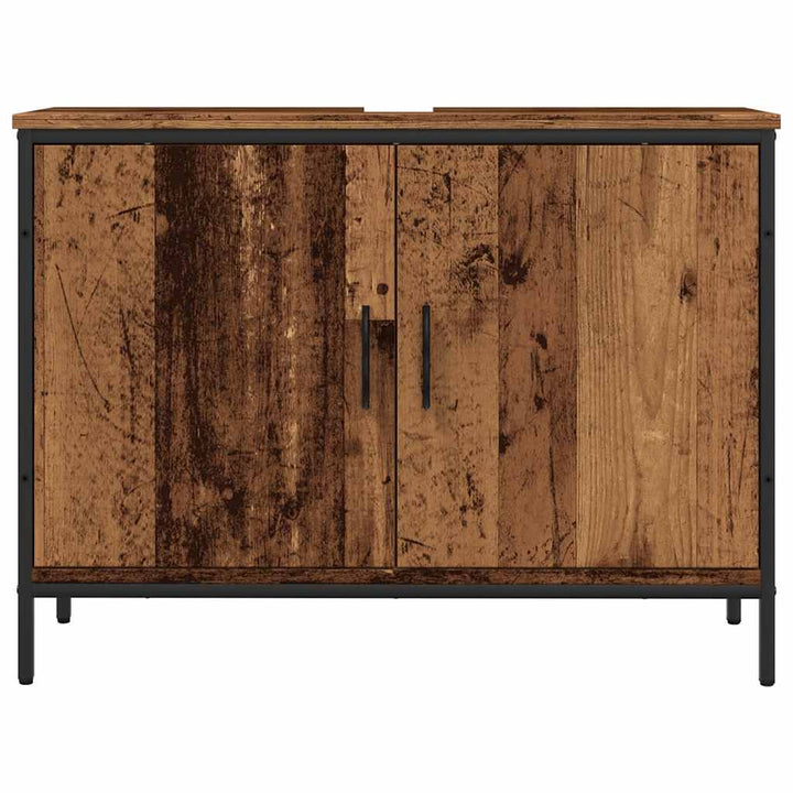 Dulap Pentru Chiuvetă Baie Lemn Vechi 60X33X60Cm Lemn Prelucrat