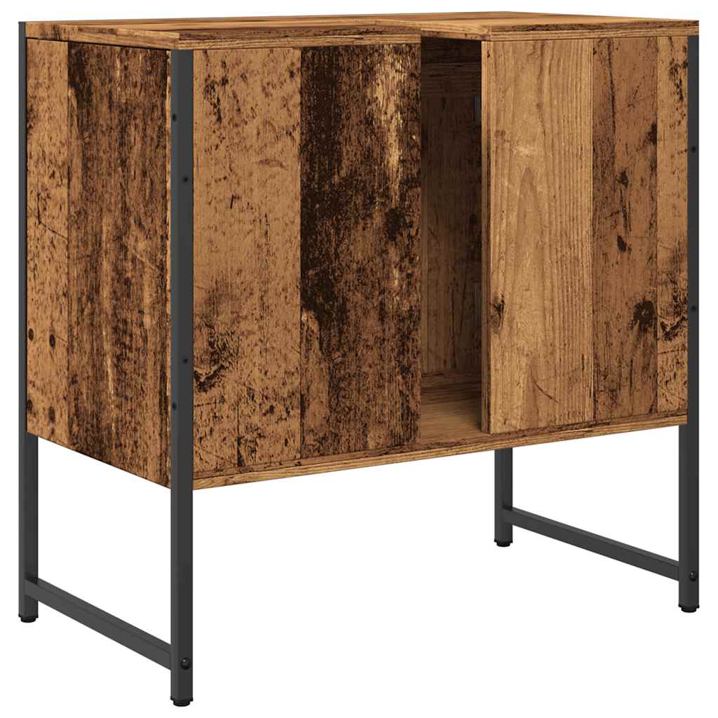 Dulap Pentru Chiuvetă Baie Lemn Vechi 60X33X60Cm Lemn Prelucrat