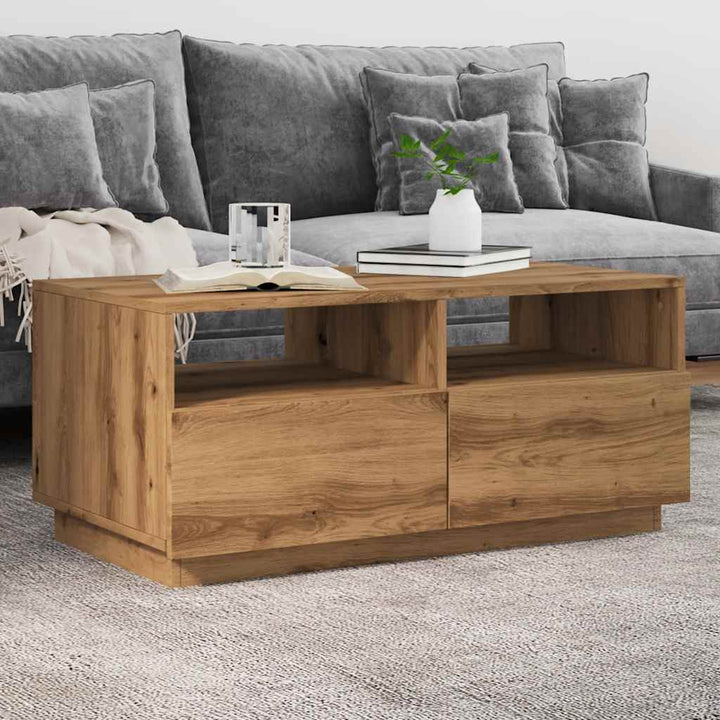 Măsuță De Cafea Cu Lumini Led, , 50X49X40 Cm