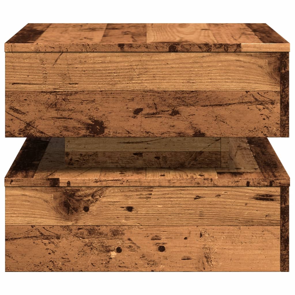 Măsuță De Cafea Cu Lumini Led, , 50X50X40 Cm