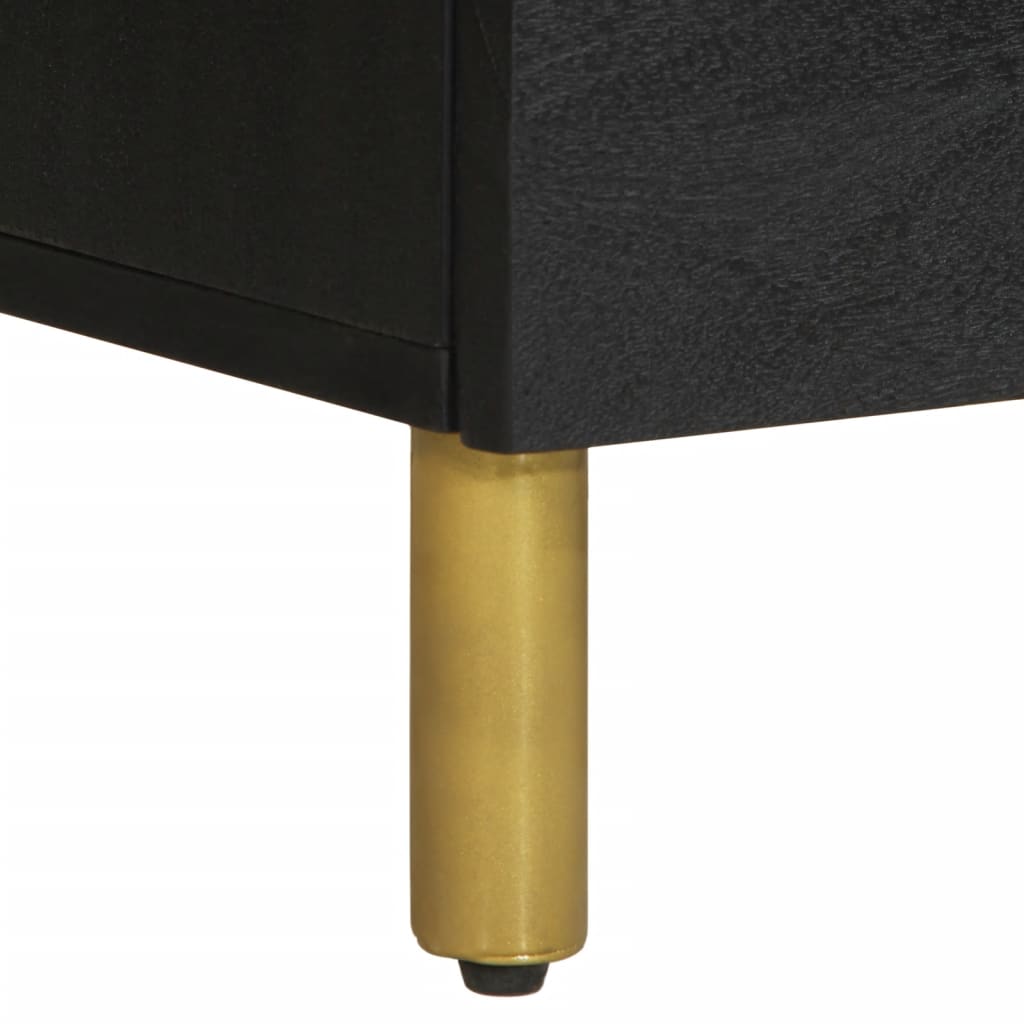 Dulap, Negru, 60X33X75 Cm, Lemn Prelucrat