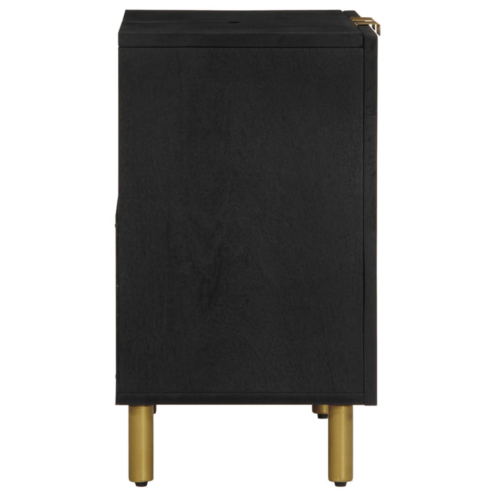 Dulap Chiuveta De Baie, Negru, 62X33X58 Cm, Lemn Prelucrat