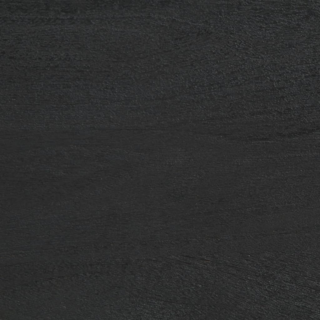 Oglindă De Baie, Negru, 50X70X2,5 Cm, Lemn Prelucrat Și Alamă