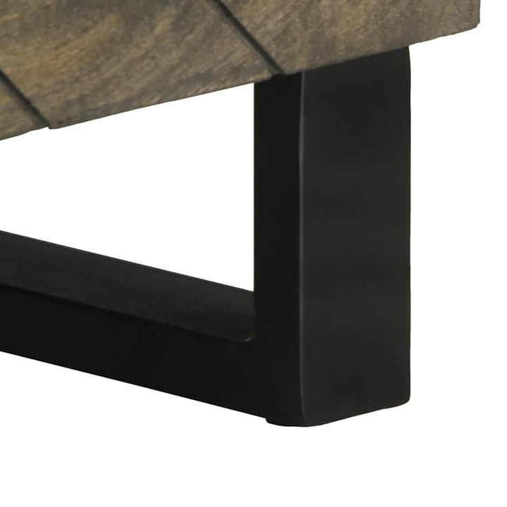 Dulap Tv, Negru, 80X33X46 Cm, Lemn Masiv De Mango