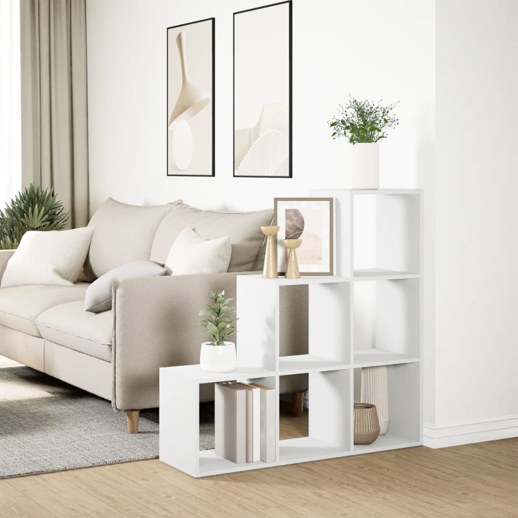 Bibliotecă/Separator Cameră 3 Niveluri , , 99X29X, Lemn