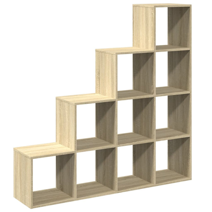 Bibliotecă/Separator Cameră 131,5X29X131,5Cm Lemn