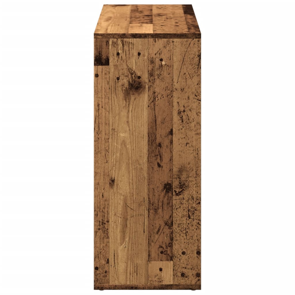 Bibliotecă/Separator Cameră 69,5X29X69,5 Cm Lemn