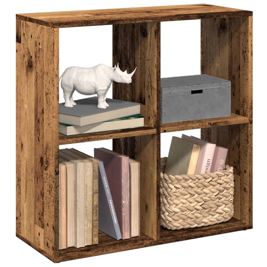 Bibliotecă/Separator Cameră 69,5X29X69,5 Cm Lemn