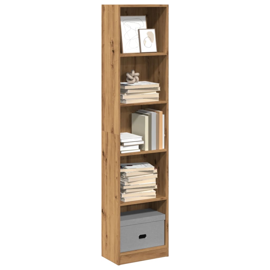 Bibliotecă, Alb Extralucios, 40X24X, Lemn Prelucrat