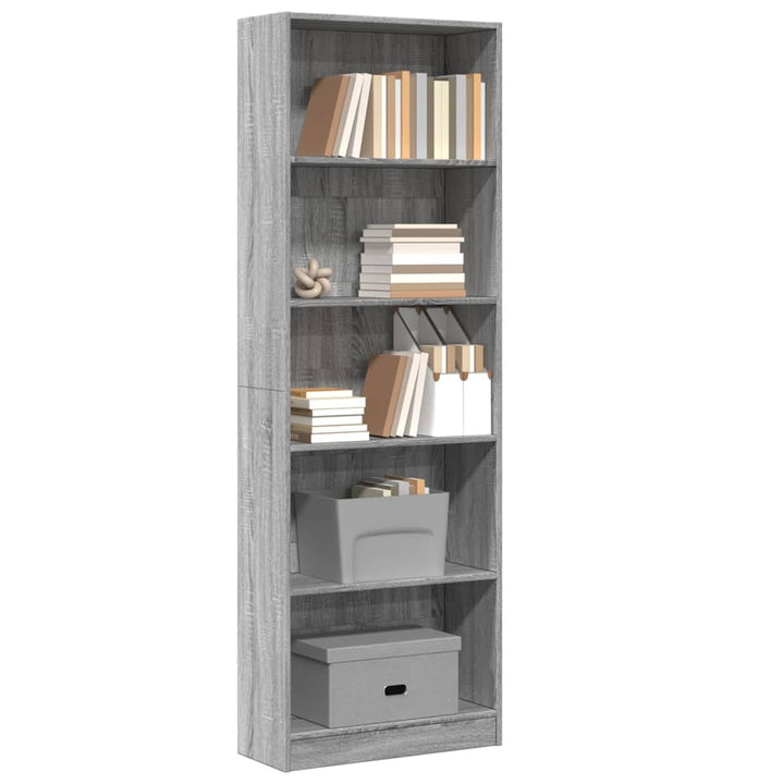 Bibliotecă, Alb Extralucios, 40X24X, Lemn Prelucrat