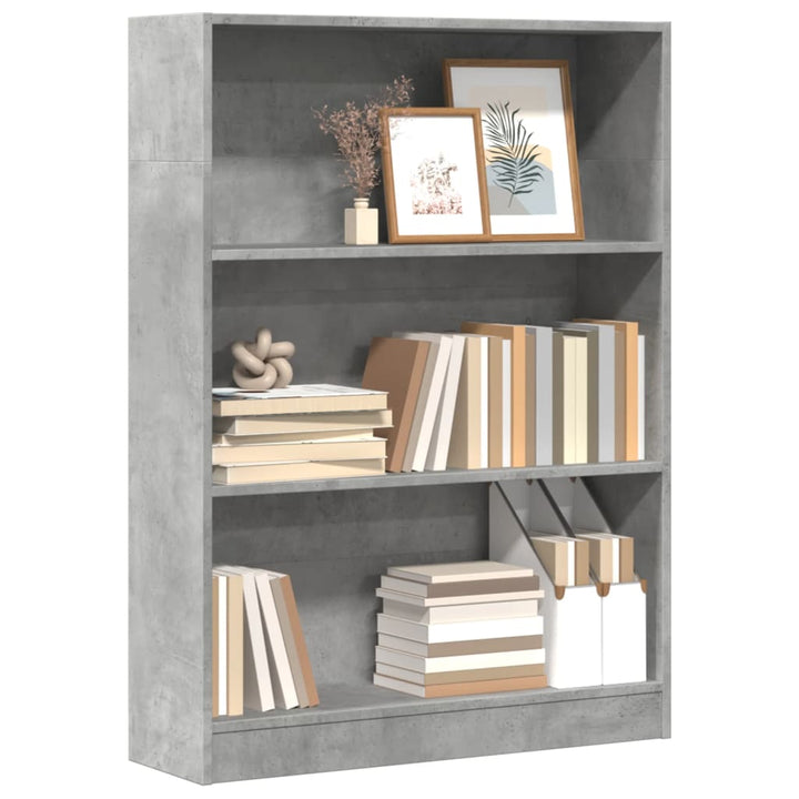 Bibliotecă, Alb Extralucios, 40X24X, Lemn Prelucrat