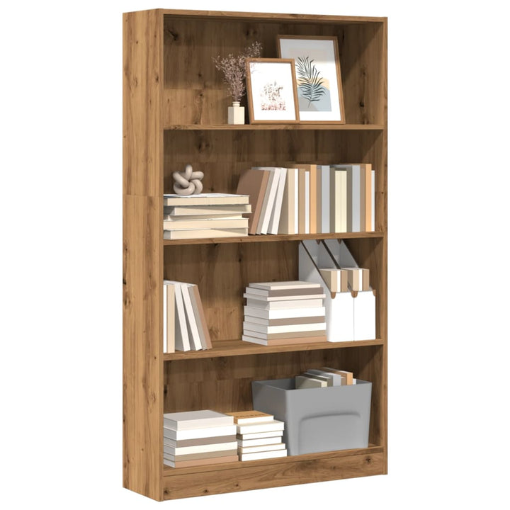 Bibliotecă, Alb Extralucios, 40X24X, Lemn Prelucrat