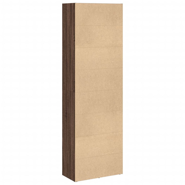 Bibliotecă, Stejar Maro, 60X30X, Lemn Prelucrat