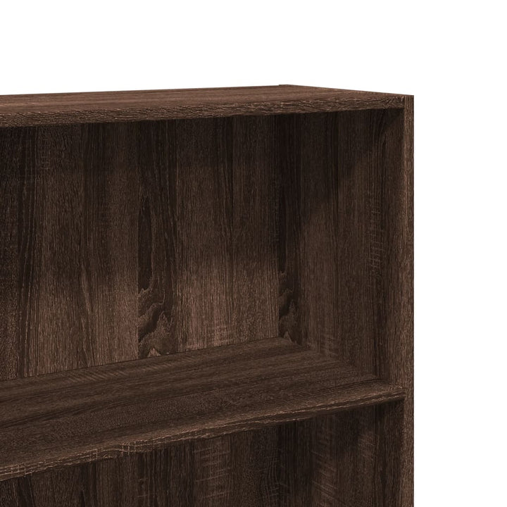Bibliotecă, Stejar Maro, 60X30X, Lemn Prelucrat