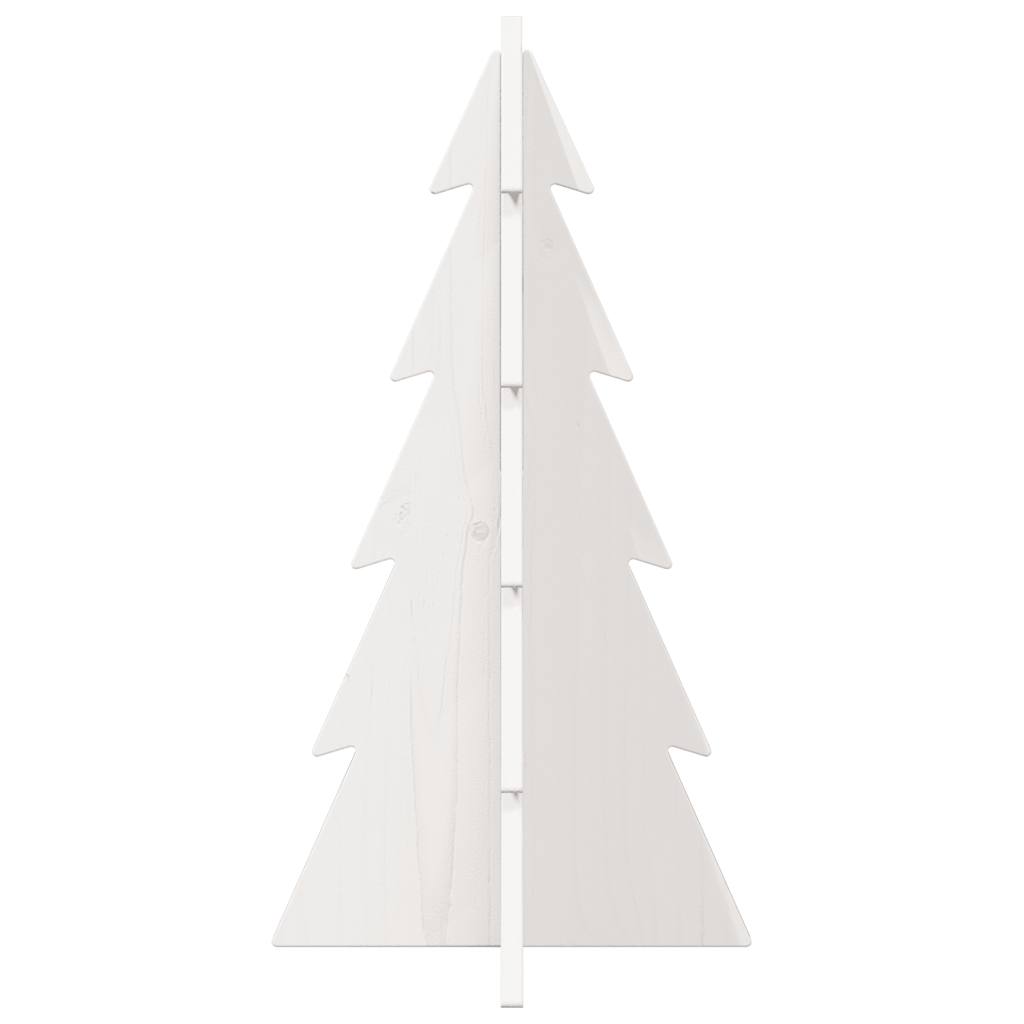 Brad De Crăciun Decorativ, , 59,5 Cm, Lemn De Pin Masiv