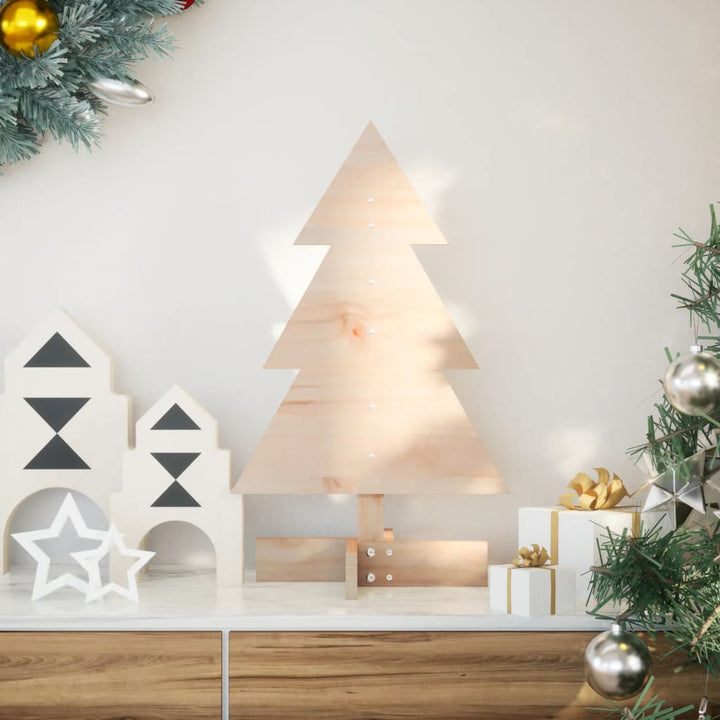 Brad De Crăciun Decorativ, , , Lemn De Pin Masiv