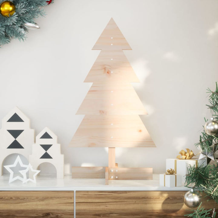 Brad De Crăciun Decorativ, , , Lemn De Pin Masiv