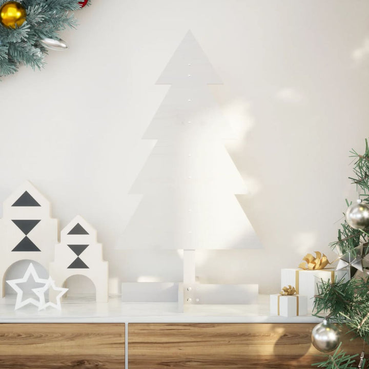 Brad De Crăciun Decorativ, , , Lemn De Pin Masiv