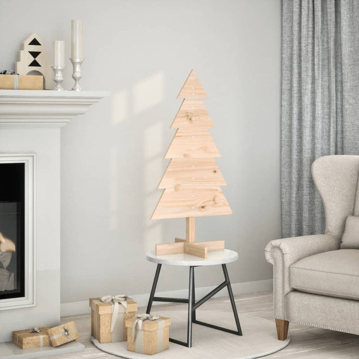 Brad De Crăciun Decorativ, , , Lemn De Pin Masiv