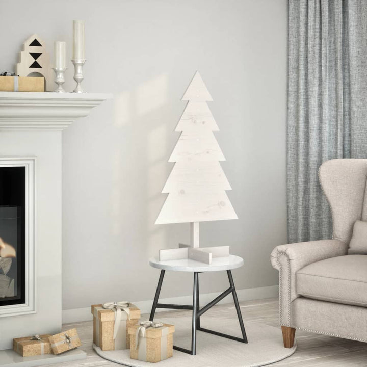 Brad De Crăciun Decorativ, , , Lemn De Pin Masiv
