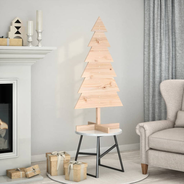 Brad De Crăciun Decorativ, , , Lemn De Pin Masiv