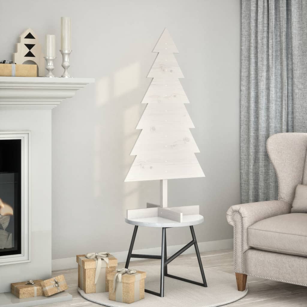 Brad De Crăciun Decorativ, , , Lemn De Pin Masiv