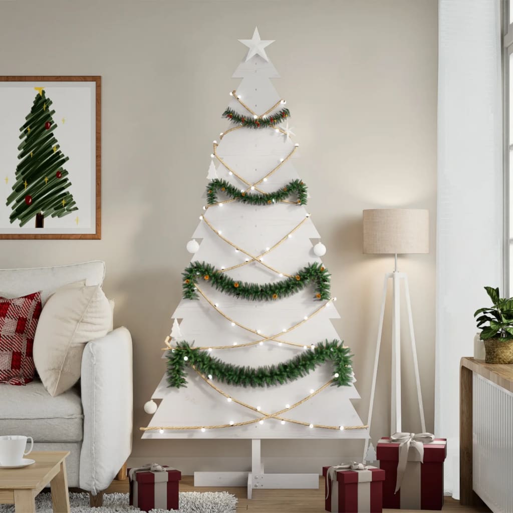 Brad De Crăciun Decorativ, , , Lemn De Pin Masiv
