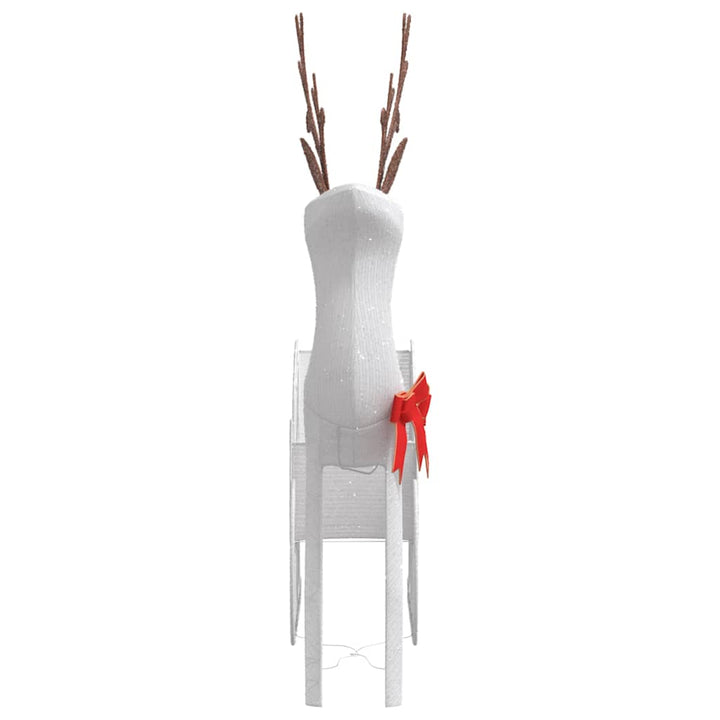 Decoratune De Crăciun Ren Și Sanie 100 Led-Uri