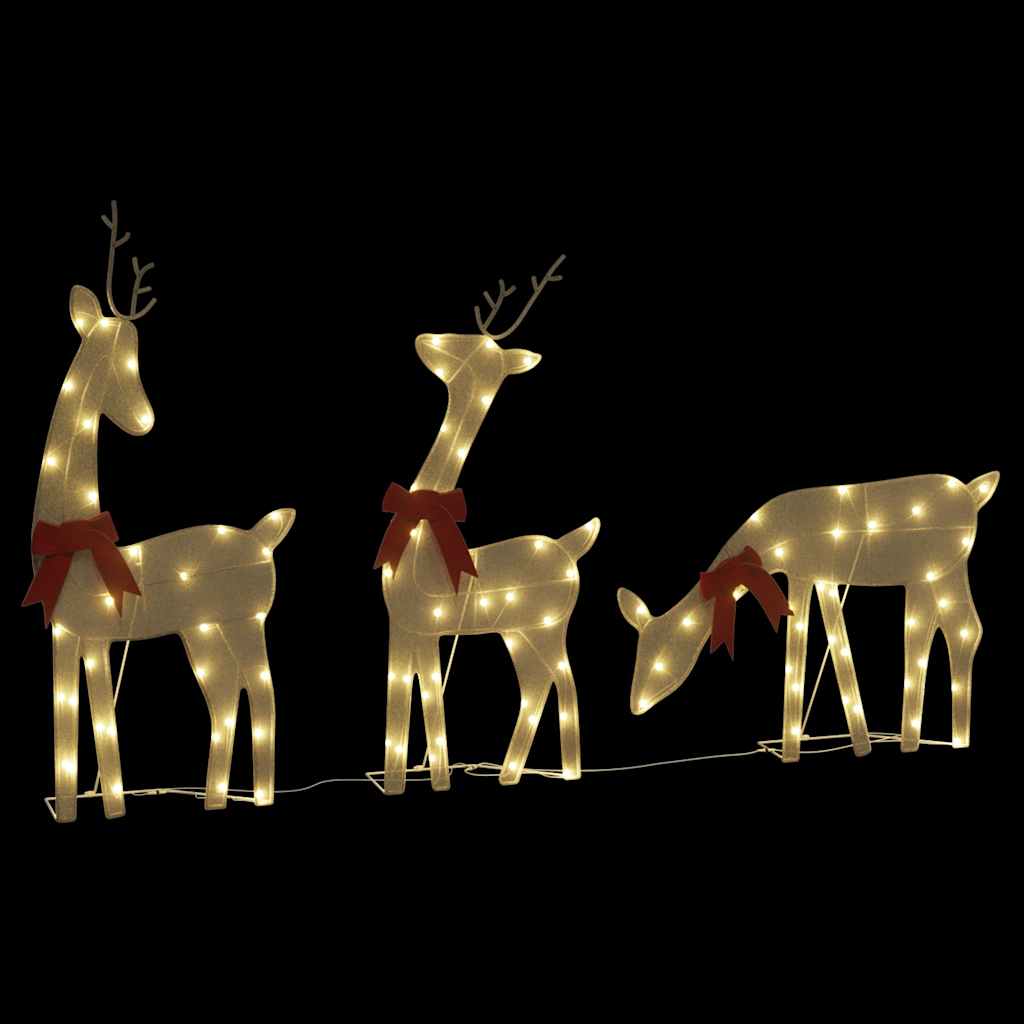 Decoratune De Crăciun Ren 3 Buc 90 Led-Uri