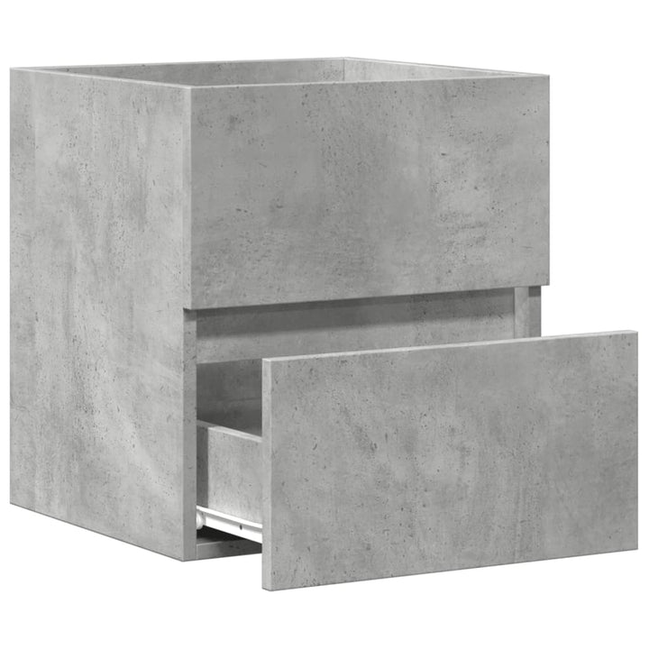 Dulap Pentru Chiuvetă, Gri Beton, 41X38,5X45 Cm, Pal