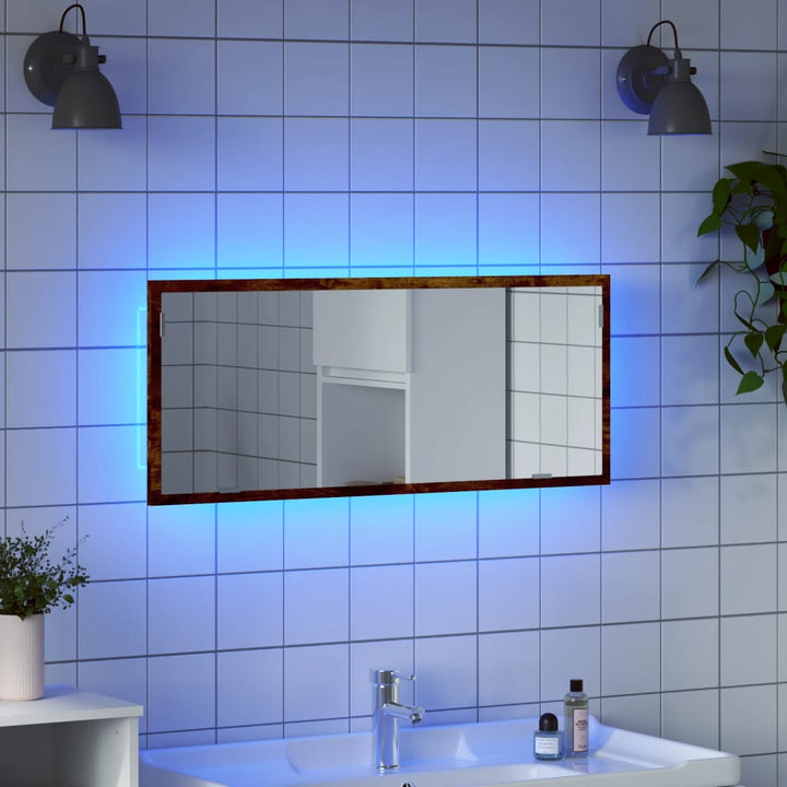 Oglindă De Baie Cu Led, , 100X8,5X37 Cm, Acril