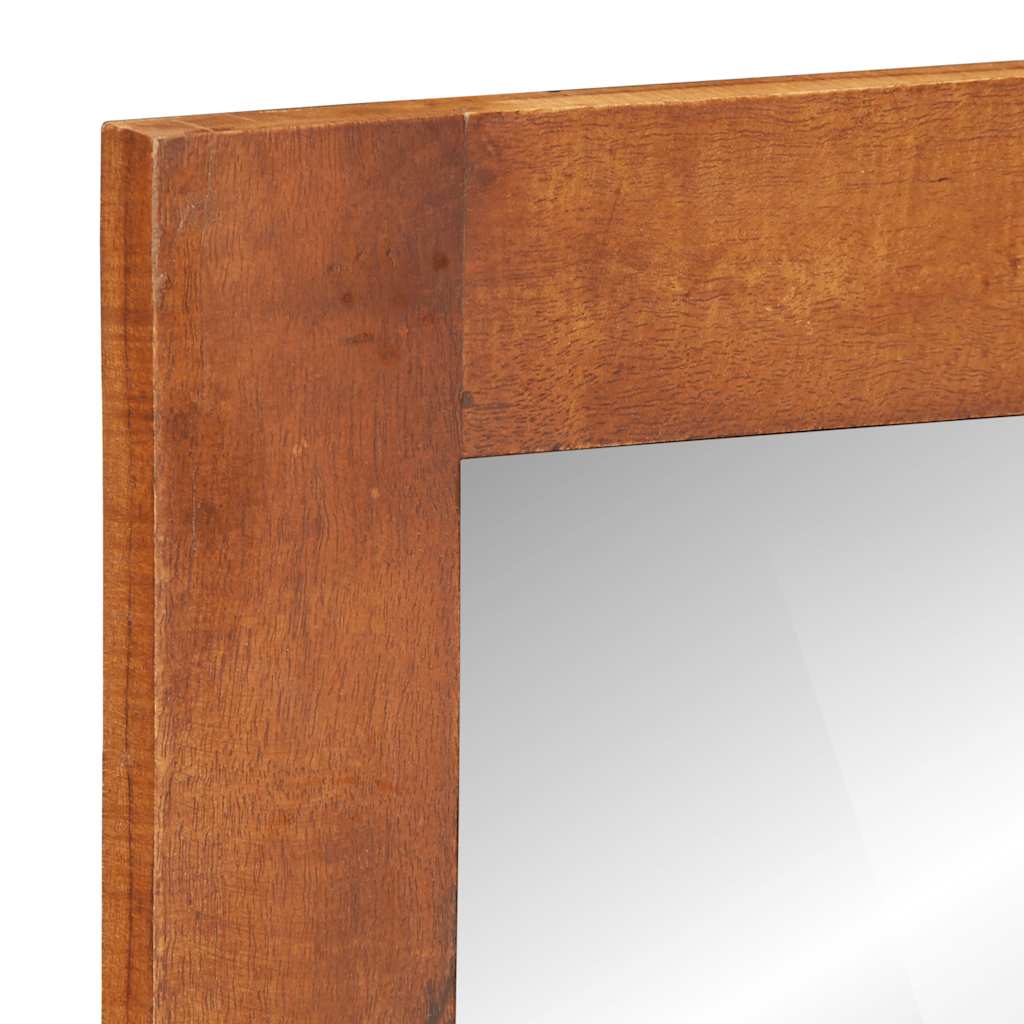 Oglindă De Perete Cu Sertare 60X33X90 Cm Lemn Masiv De Salcâm