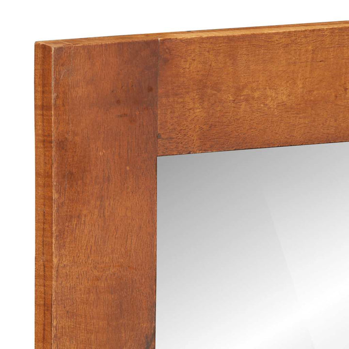 Oglindă De Perete Cu Sertare 60X33X90 Cm Lemn Masiv De Salcâm