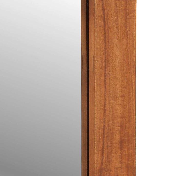 Oglindă De Perete Cu Sertare 60X33X90 Cm Lemn Masiv De Salcâm