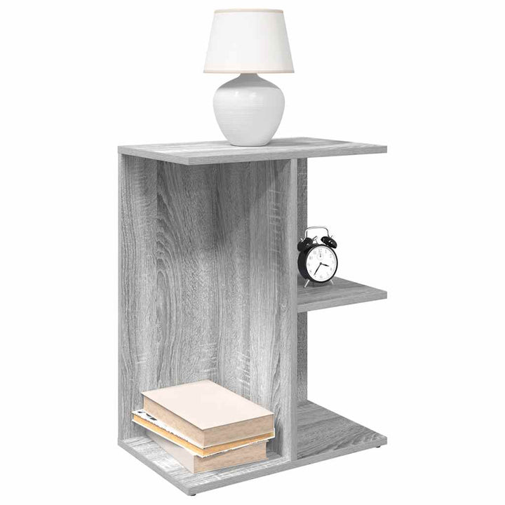 Noptiere 2 Buc Gri Sonoma 46,5X29X61 Cm Lemn Prelucrat