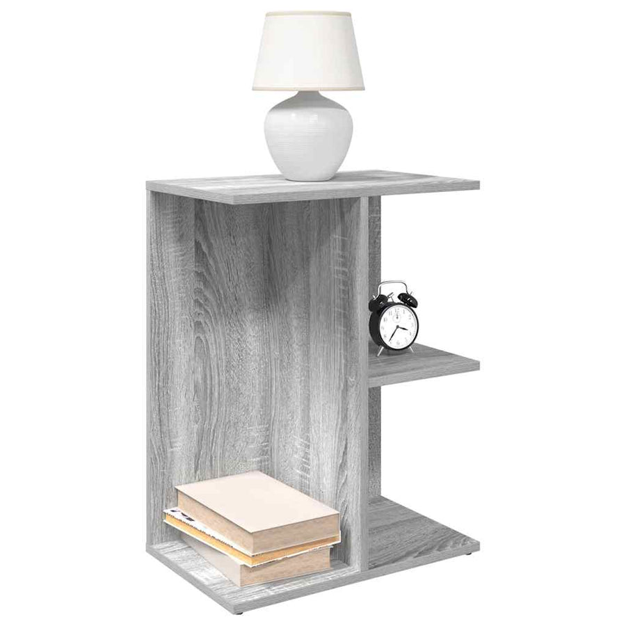 Noptiere 2 Buc Gri Sonoma 46,5X29X61 Cm Lemn Prelucrat