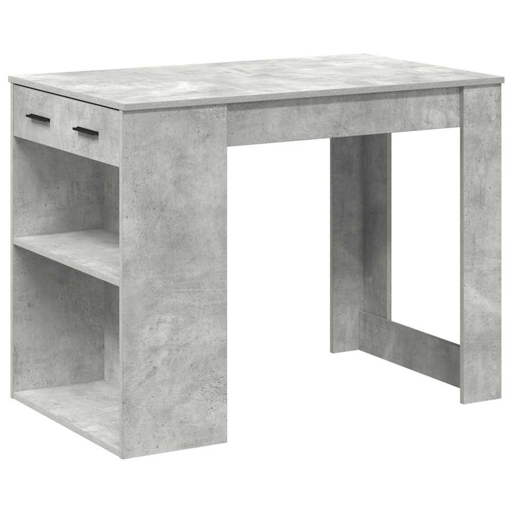 Birou Cu Sertar Și Raft 102X62X77,5 Cm Lemn Prelucrat
