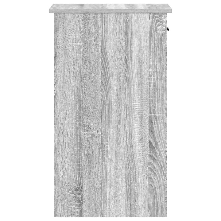 Suport Turn Computer Cu Sertar Gri Sonoma 35X45X77 Cm