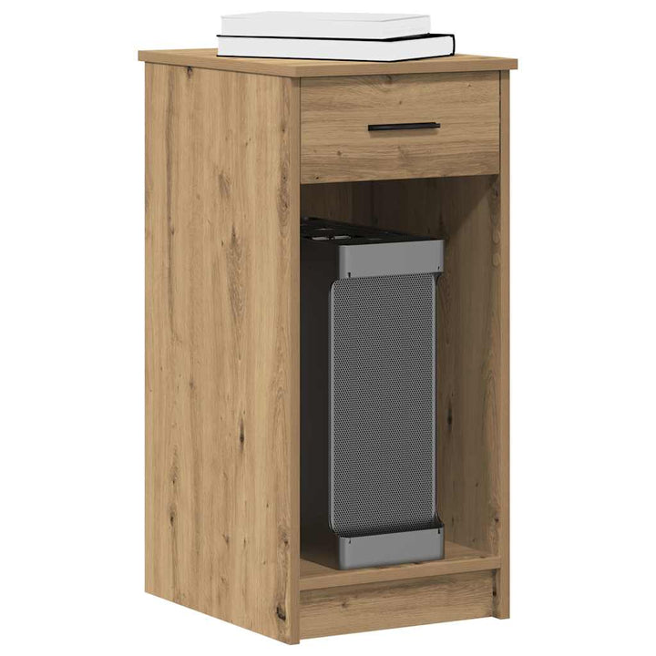 Suport Turn Computer Cu Sertar Gri Sonoma 35X45X77 Cm